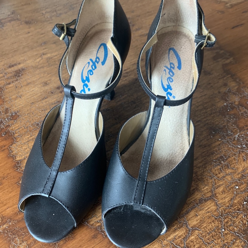 Capizio T-Strap Latin Ballroom Shoes